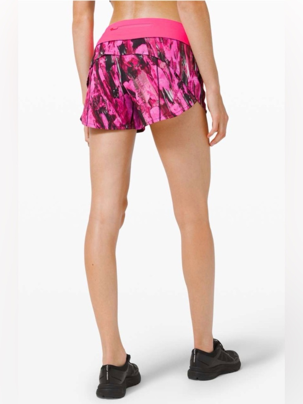 NWT Lululemon Speed Up Shorts Size 14 Mid-Rise 4” Inseam IRFM/PIHL - Picture 2 of 11